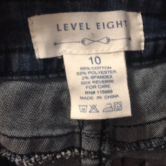 Level Eight Embroidered Capri Denim 10 - Picture 6 of 8